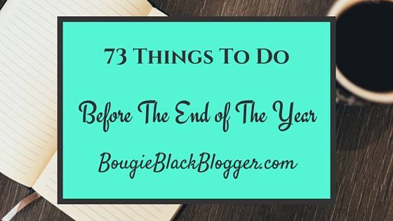 What to do before the end of the year